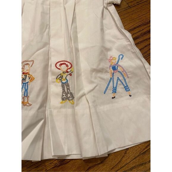 NWOT “Lucy” monogrammed 3T embroidered Toy Story pleated dress by Shepherd Sweet - Picture 3 of 6
